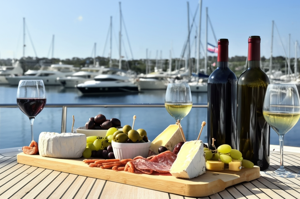 Wine & Charcuterie Yacht Tour